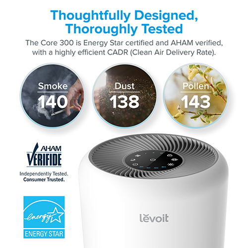 Levoit core store 300 cadr rating